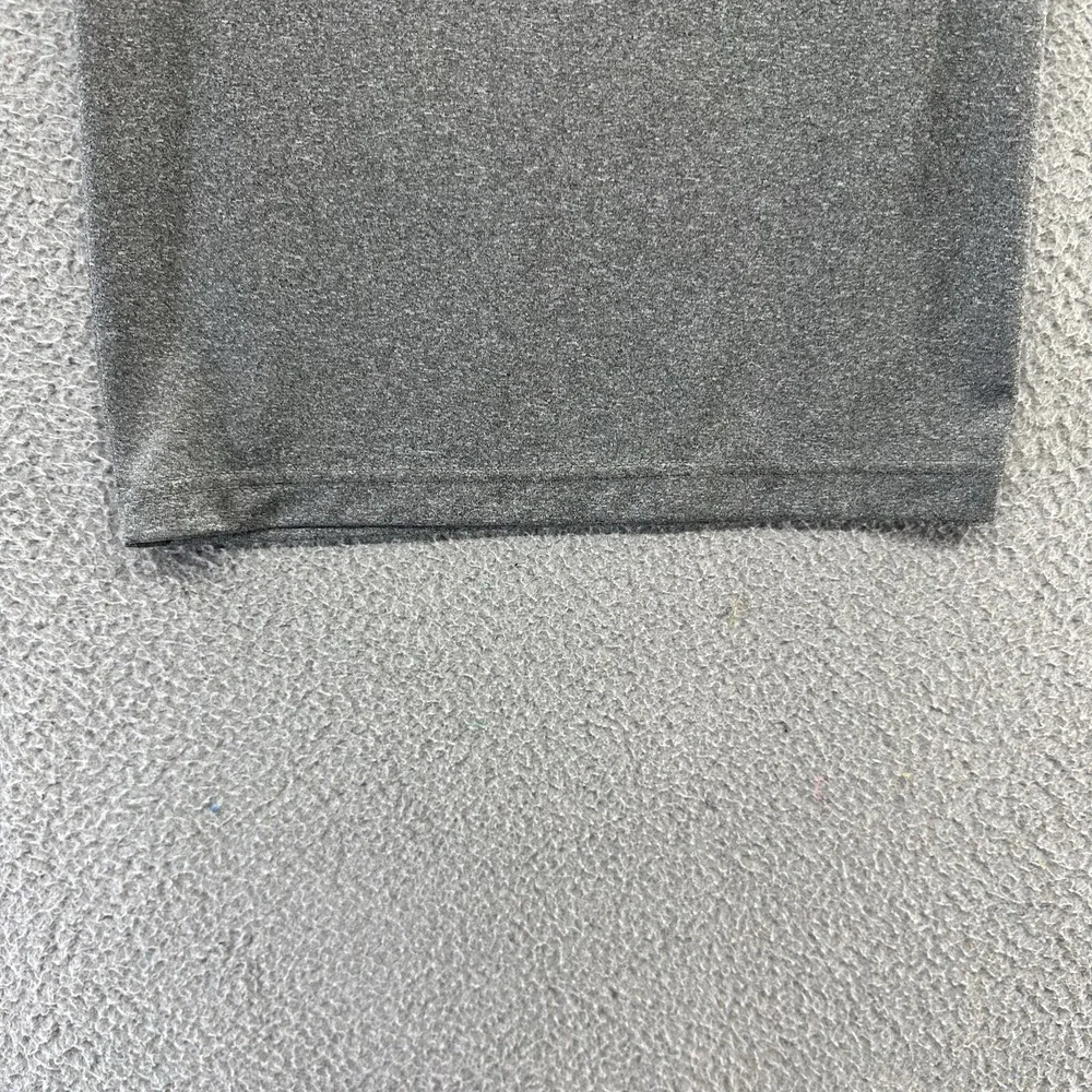 Nike Dri-Fit T-Shirt Boy Size 6 (M)  Gray Big Nike Check Logo Short Sleeve Shirt
